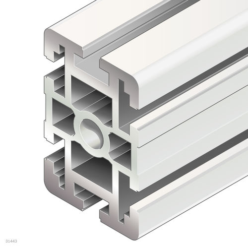 Profilo in alluminio anodizzato - 3842557207 - Bosch Rexroth - Assembly Technology - rettangolare / ad uso industriale / aperto
