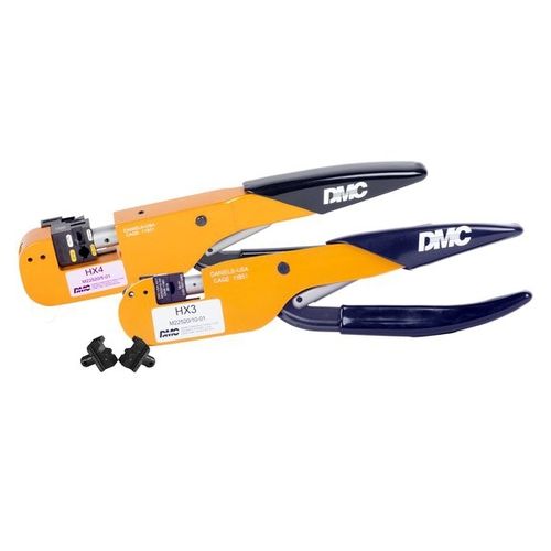 Utensile per aggraffatura manuale - HX4, HX3 series - Daniels Manufacturing Corporation - per filo / con ganascia intercambiabile