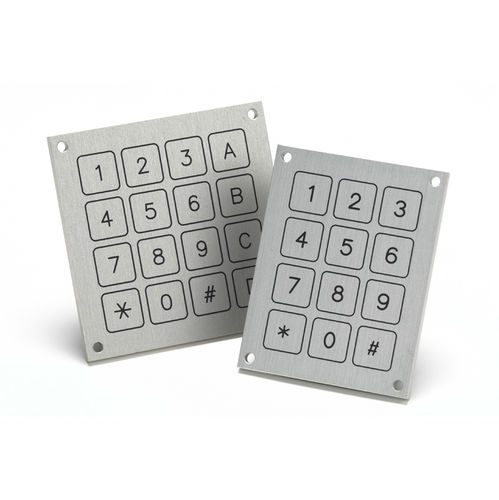 Tastiera numerica 16 tasti - 37F series  - Grayhill - 15 tasti / ad incastro / piezo