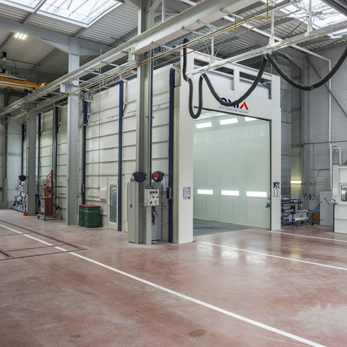 Cabina di verniciatura chiusa - HGV & LV - OMIA - per veicolo / per veicolo pesante / per applicazioni aeronautiche