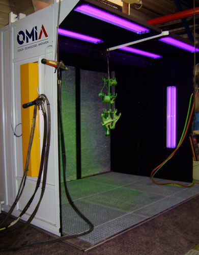 Unità di controllo tramite liquido penetrante - OMIA - per sistema di verniciatura a polvere