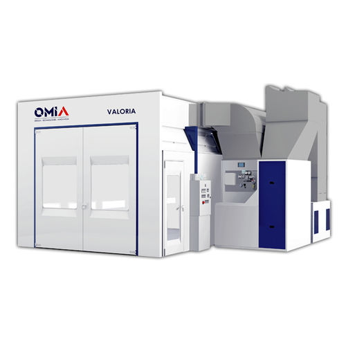 Cabina di verniciatura chiusa - VALORIA 240 & 300 INT'L - OMIA - per veicolo / pressurizzata / mobile