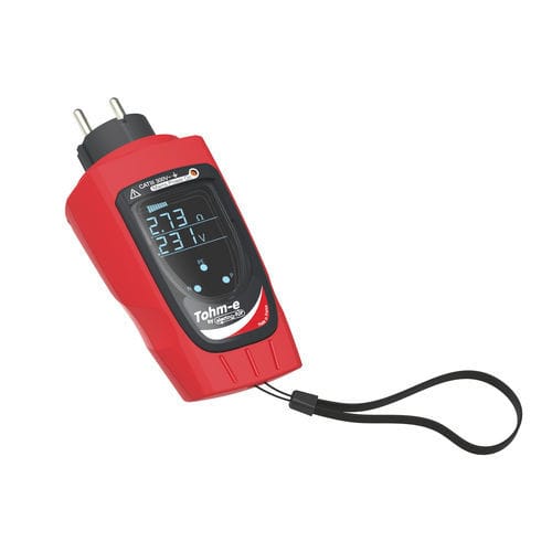 Tester di circuito - TE-FR100 - ELECTRO PJP - di resistenza di terra / per impianto elettrico / per presa di corrente