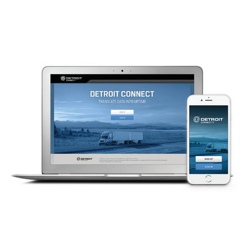 Suite software di gestione di flotta di veicoli - Detroit Connect® - Detroit demand performance - di gestione prestazioni / di gestione del carburante / di analisi di performance