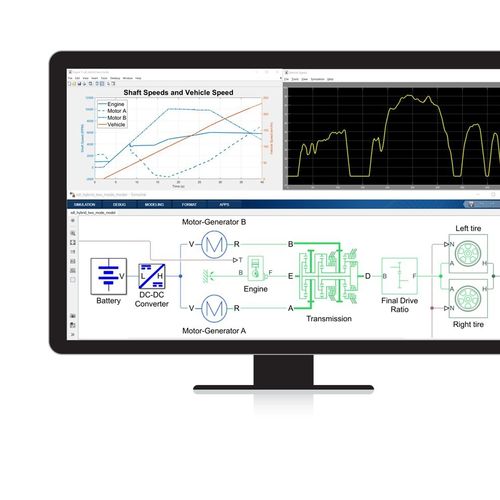 Software di simulazione meccanica - Simscape Driveline™ - The MathWorks - di modellizzazione / per veicolo elettrico