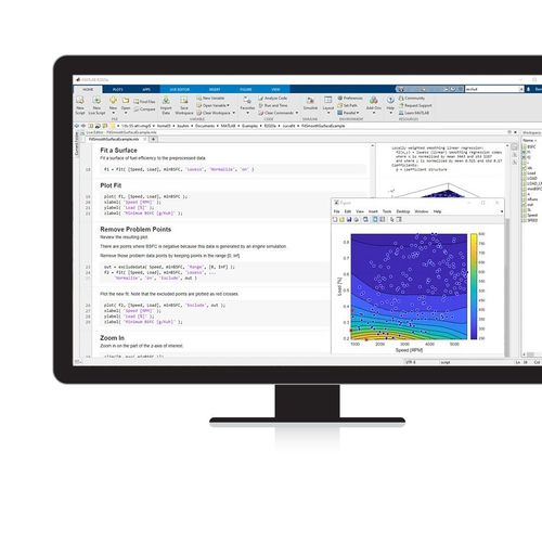 Software di post elaborazione - Curve Fitting Toolbox™ - The MathWorks - di analisi di dati