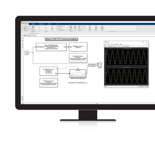 Software di analisi - Vehicle Network Toolbox™ - The MathWorks - per rete CAN / per riparazione di automobili