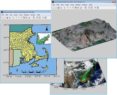 Software per mappatura - Mapping Toolbox™ - The MathWorks - trattamento dati geotecnici / di visualizzazione