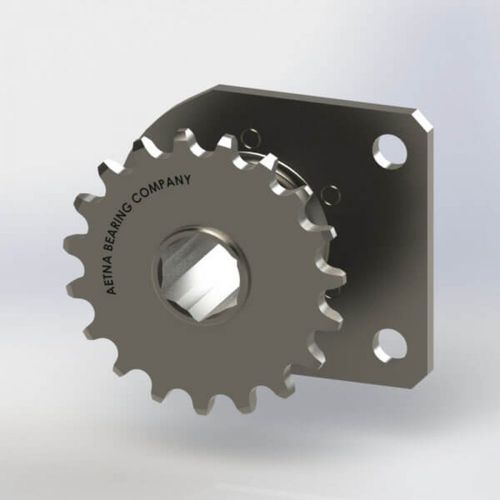 Pignone per catene - AG4 series - AETNA - a dentatura diritta / ad albero / con cuscinetto a sfere