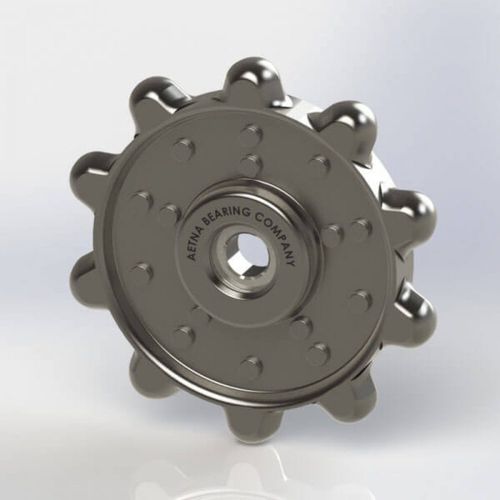 Pignone per catene - AG2 series - AETNA - a dentatura diritta / in acciaio / folle