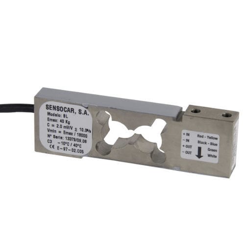 Cella di carico a flessione - BL series - SENSOCAR - single point / per ponte estensimetrico / 2 mV/V