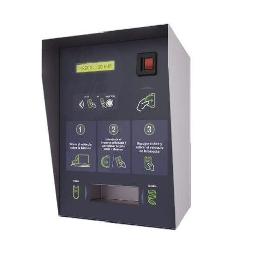 Terminale di pesatura digitale - SCAMON - SENSOCAR - ad incastro / RS-232 / in acciaio inossidabile