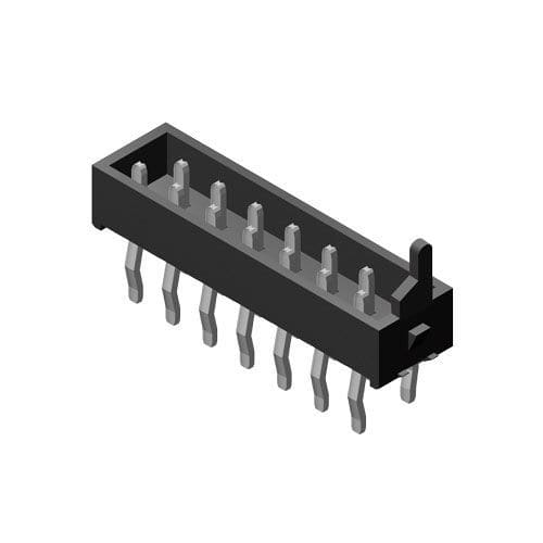 Header maschio - 373 series - MPE-GARRY - a due corone / ad inserimento / 1.27 mm (0.050")