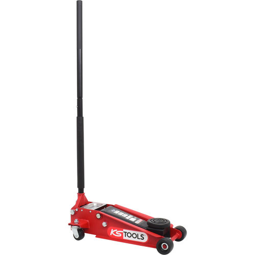Cric martinetto con ruote (sollevatore con ruote) - 161.0366 - Kstools  - idraulico / 3 tonnellate / per il settore automotive