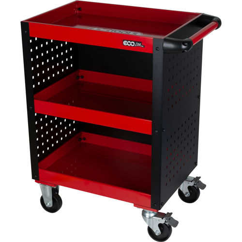 Carrello da officina - 890.0006 - Kstools  - in acciaio / 3 livelli / portautensili
