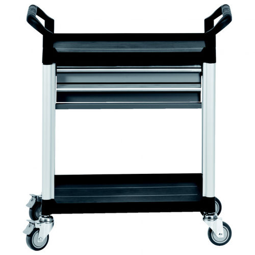 Carrello da officina - 800.0030 - Kstools  - in plastica / 2 livelli / a cassetti