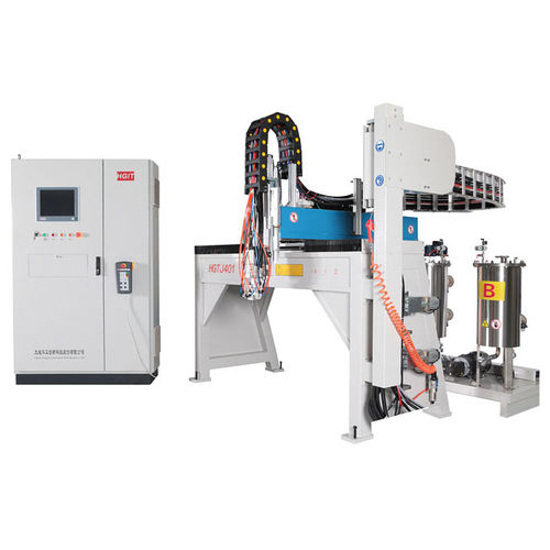 Dosatore di colla poliuretanica - HGTJ401-BJ502 - HGIT Dalian Huagong Innovation Technology Co., Ltd - a microgoccia con penna / per l'industria elettronica / automatico