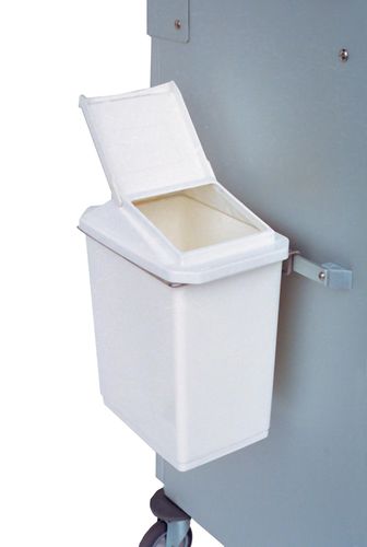 Contenitore per rifiuti con coperchio - BLDNG0001 - alvi - in plastica / per caricamento verticale / per rifiuti sanitari