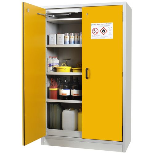 Armadio per prodotti infiammabili - IHL CMR INFLAMMABLE - CYLTEC - di stoccaggio / di sicurezza / a pavimento