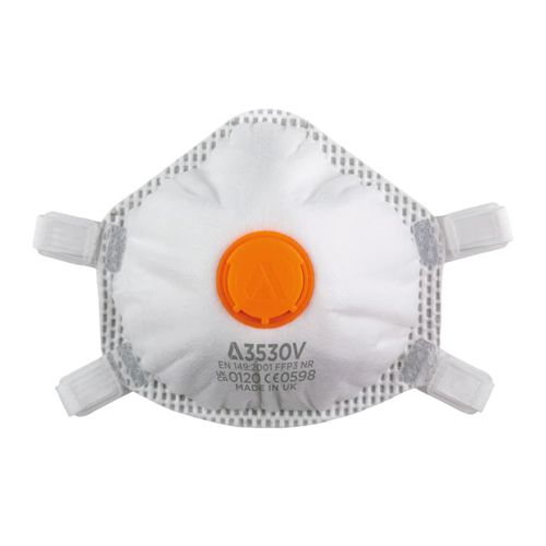 Maschera di protezione monouso - 3530V - Globus Group - FFP3 / a coppa / industriale