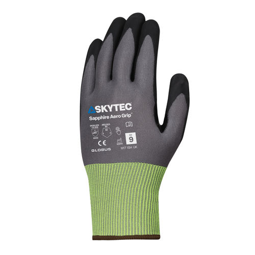 Guanti Lattice Magazzino Guanti Da Lavoro ACKTRA Livello 5 - 12 Paia, Anti-taglio HPPE, Rivestimento Lattice HPPE Resistente Taglio - Foto 5