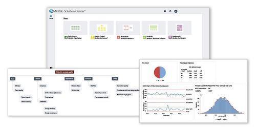 Piattaforma Cloud di gestione dati - Minitab Solution Center - MINITAB Ltd - in tempo reale