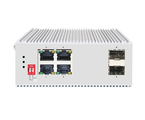 Switch Ethernet 4 porte - IPSWP06N02A - Comelit - gigabit / su guida DIN / PoE