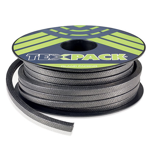 Guarnizione intrecciata in grafite - 4137/E - TEXPACK - in filo di carbonio / alta resistenza / per valvola