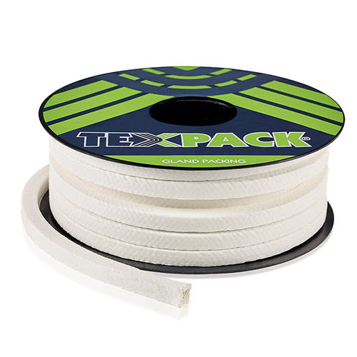 Guarnizione intrecciata PTFE - ECOPAPER® 4164 - TEXPACK - in fibra di aramide / resistente ai prodotti chimici / per pompa