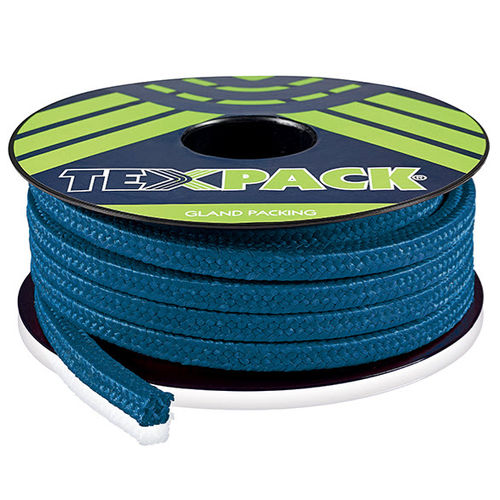 Guarnizione intrecciata PTFE - BLUE PACK 4107 - TEXPACK - in filo sintetico / alta resistenza / per pompa centrifuga