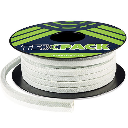 Guarnizione intrecciata PTFE - 4116  - TEXPACK - in fibra di vetro / resistente ai prodotti chimici / per l'industria chimica