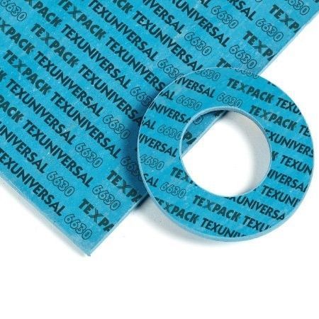 Guarnizione piatta - 6630G - TEXPACK - in fibra di aramide / in NBR / rotonda