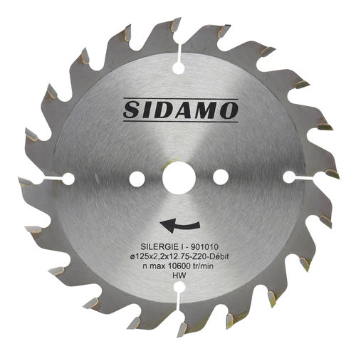 Lama per sega circolare - SILERGIE I - SIDAMO - in carburo / per legno / con dentatura rettificata