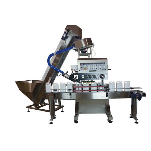 Tappatrice con avvitatore lineare - APACKS - multitesta / automatica / per liquido