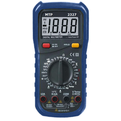 Multimetro digitale - MTP 2327 - MTP Instruments Inc - portatile / 1000 V / 10 A