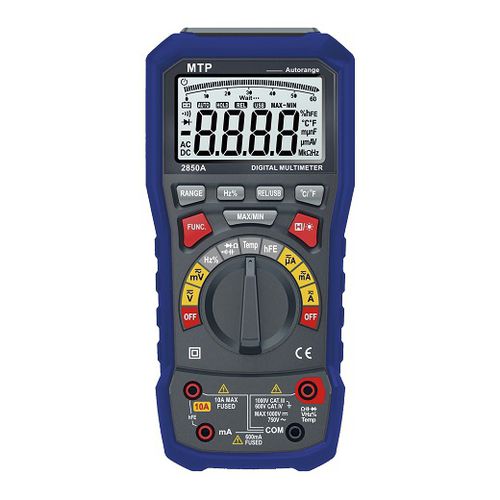 Multimetro digitale - MTP 2850A - MTP Instruments Inc - portatile / 1000 V / 10 A