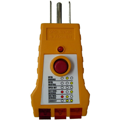 Tester di tensione - MTP 110 - MTP Instruments Inc - per presa di corrente / portatile