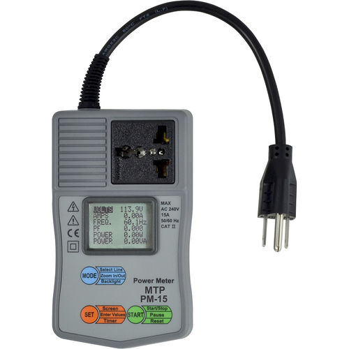 Apparecchio di misura della potenza frequenzimetro - MTP PM-15 - MTP Instruments Inc - multimetro / portatile / digitale