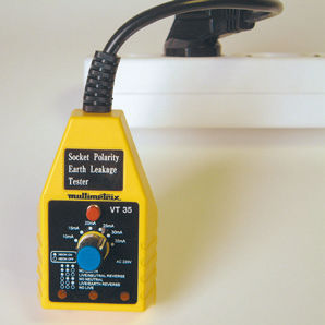 Tester RCD - VT 35 - MULTIMETRIX - per presa di corrente / portatile