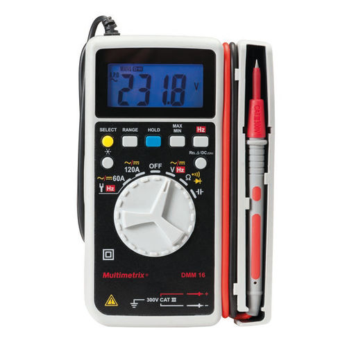 Multimetro digitale - DMM 16 - MULTIMETRIX - portatile / 600 V / 120 A
