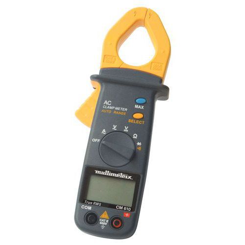 Multimetro a pinza digitale - CM 610 - MULTIMETRIX - portatile / 600 V / AC/DC