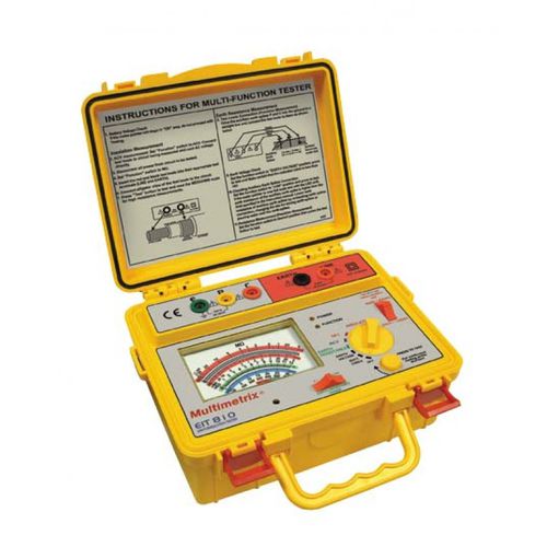 Tester di isolamento - EIT 810 - MULTIMETRIX - di resistenza di terra / portatile / analogico