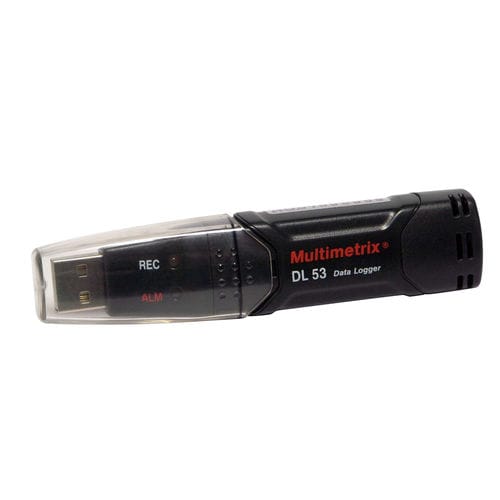 Data logger di temperatura - DL 53  - MULTIMETRIX - di umidità / USB / senza schermo