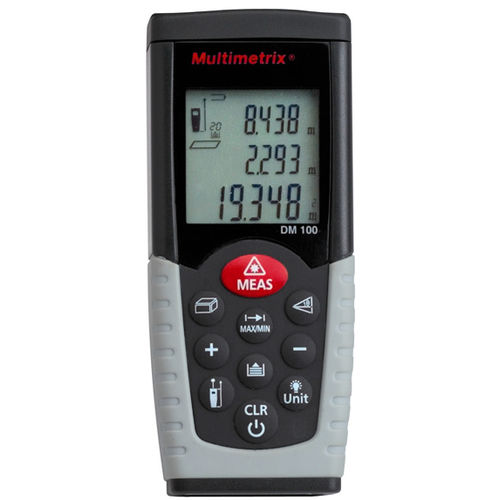 Telemetro laser - DM100  - MULTIMETRIX - portatile / con calcolo automatico del volume