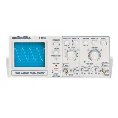 Oscilloscopio analogico - X 4010 - MULTIMETRIX - da banco / a 2 vie / mono-via