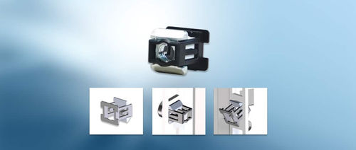 Dado in gabbia - 19 "cage nut M5 - apra-norm Elektromechanik GmbH - in acciaio galvanizzato / in plastica