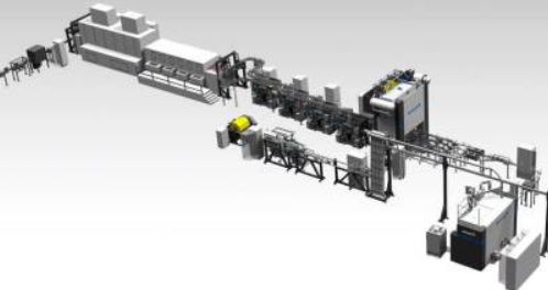 Linea di produzione di materiali per batterie - SCHULER - MÜLLER WEINGARTEN - automatica
