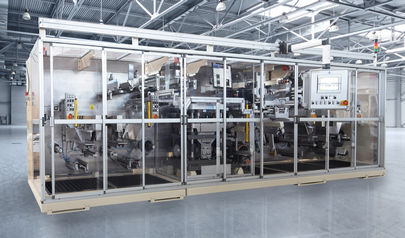 Linea di assemblaggio automatica - SCHULER - MÜLLER WEINGARTEN - di imballaggio / di saldatura / per pile elettriche