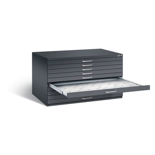Armadio di stoccaggio - 7000 series - C + P Möbelsysteme - da ufficio / a pavimento / multi-cassetti