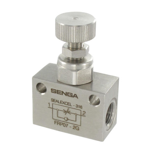 Regolatore di portata volumetrico - 0667-0668 Series - SENGA - per aria compressa / per prodotti chimici / in acciaio inossidabile
